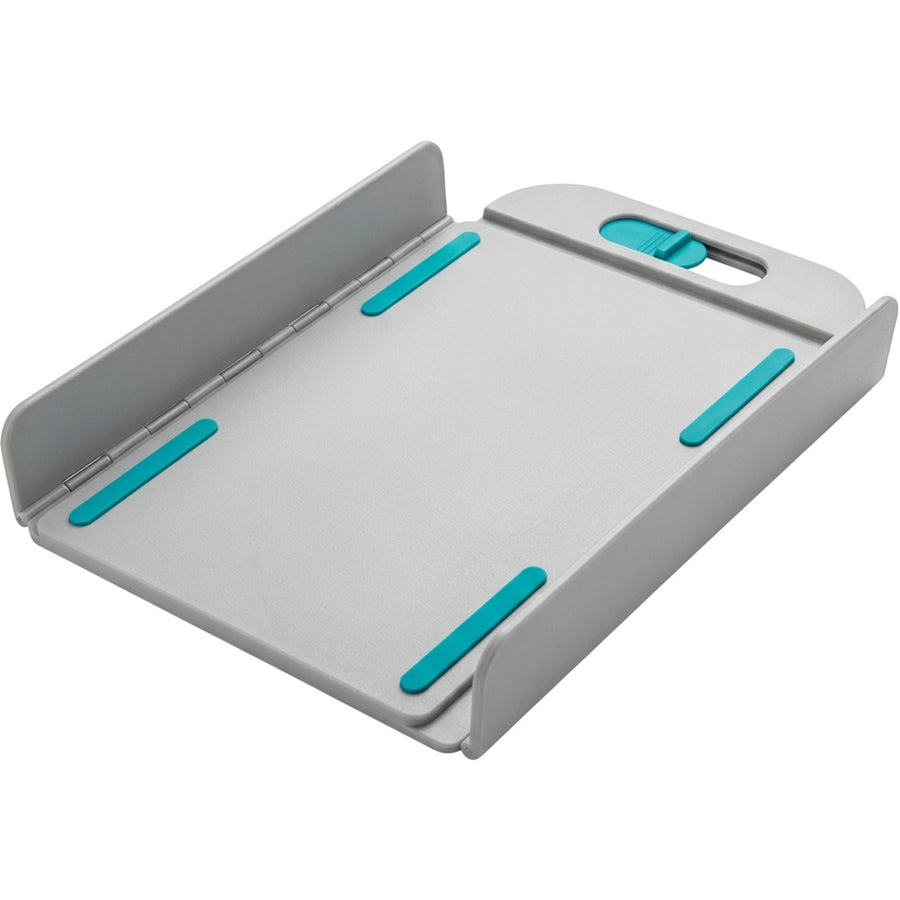 Nvst Fold-Guided Polypropylene Cutting Board 38 x 28 cm Gray Teal