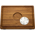 Nvst Teak Carving Board with Removable Six-Spike Disc 46 x 34 cm - Product view